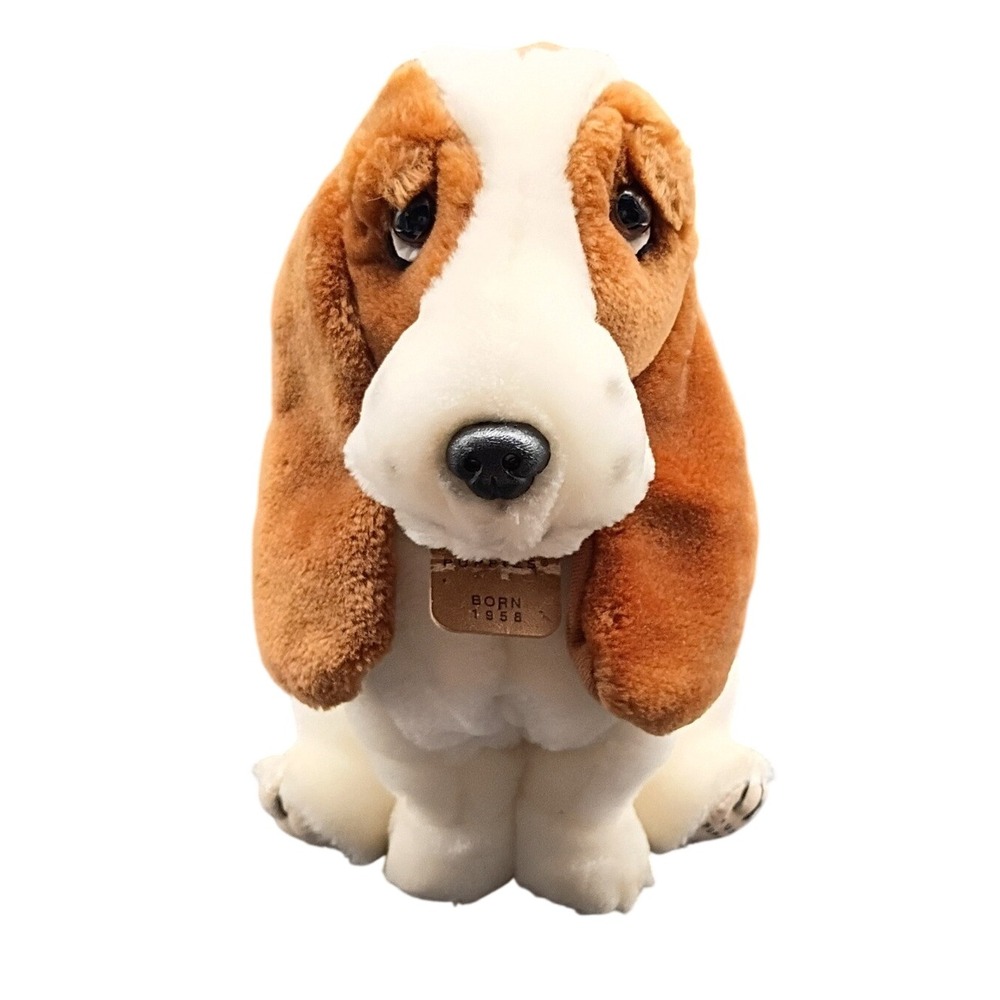 Hush Puppies Basset Hound Plush Stuffed Animal Dog Born 1958 Mascot 11 inch
